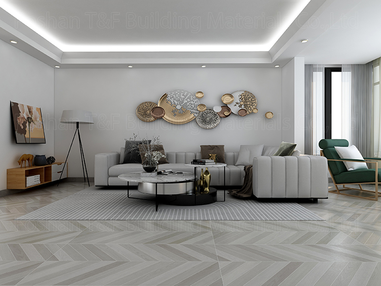 60*120 Wabi-sabi Style Wooden Look Ceramic Tiles Floor Natural Wood Effect Porcelain Tiles 60x120