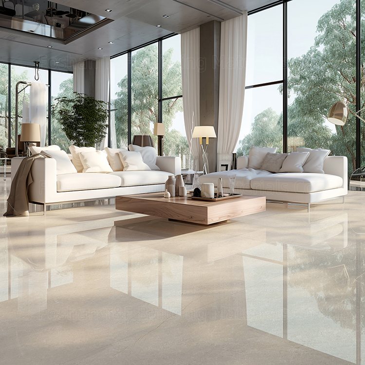 Indoor Flooring 600x1200 Pisos Porcelanato Carrelage Glossy Glazed Polished Porcelain Wall Floor Marble Tile