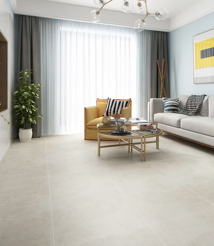 60x60cm for Living Room Flooring Ceramic Cement Concrete Looking Porcelain Rustic Tile
