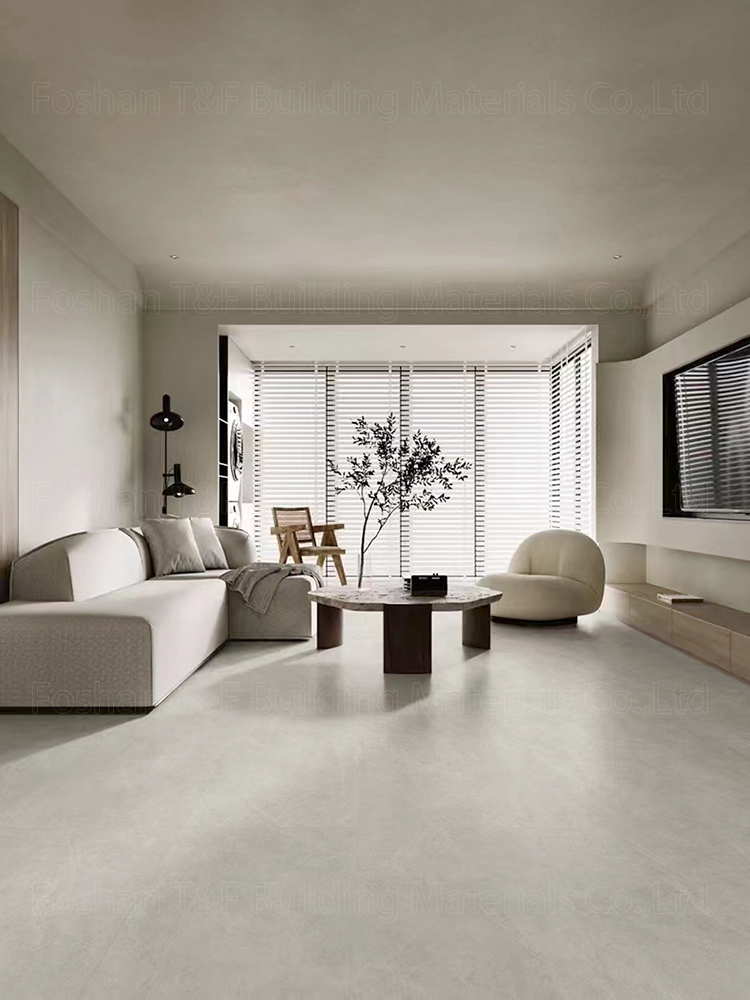 60x60cm for Living Room Flooring Ceramic Cement Concrete Looking Porcelain Rustic Tile