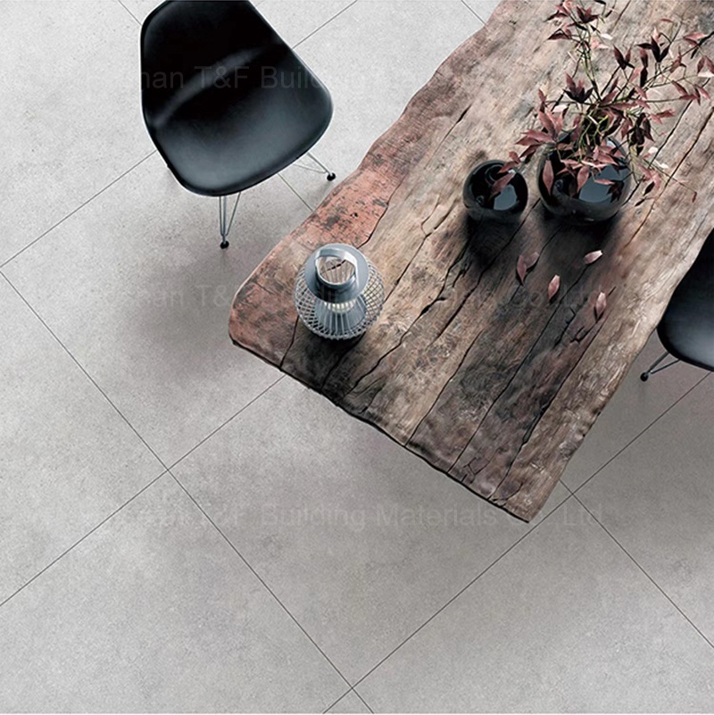 60x60cm for Living Room Flooring Ceramic Cement Concrete Looking Porcelain Rustic Tile