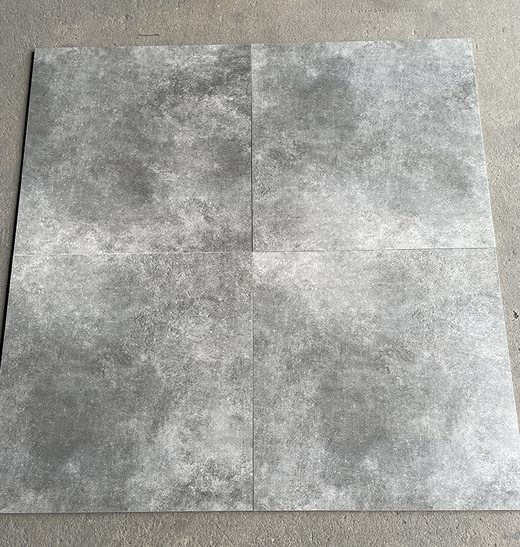 60x60cm for Living Room Flooring Ceramic Cement Concrete Looking Porcelain Rustic Tile