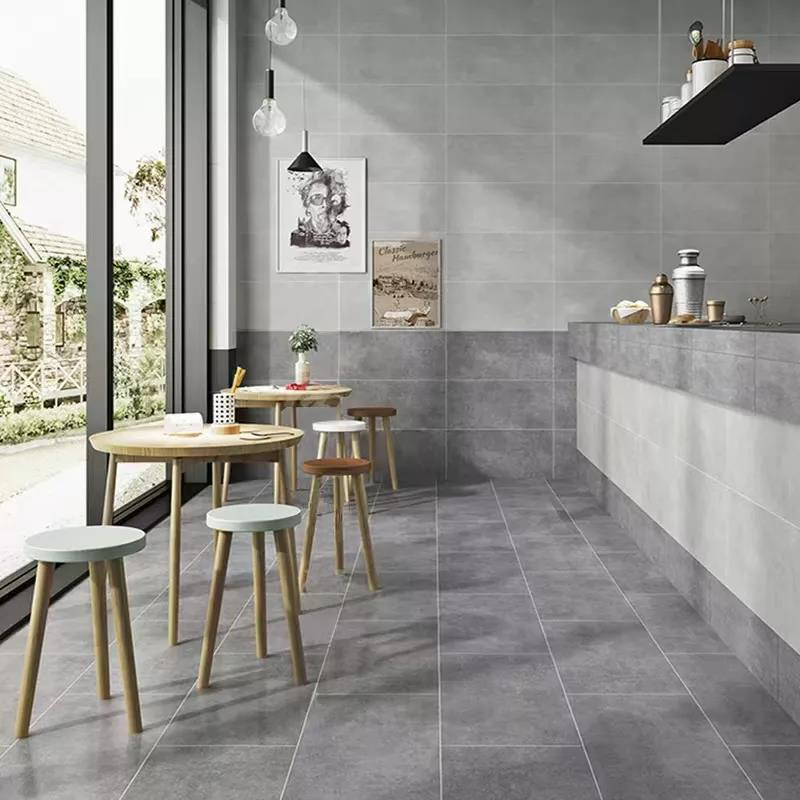 300x600 Light Grey Matt Glazed Finish Interior Bathroom Shower Kitchen Porcelain Rustic Wall Tile