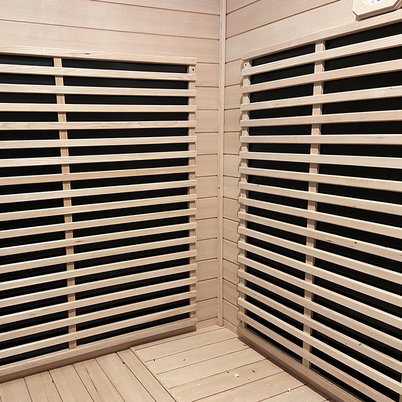 4-6 Person Traditional Outdoor Wood Cube Deluxe Healthy Steam Sauna House Far Infrared Sauna Room