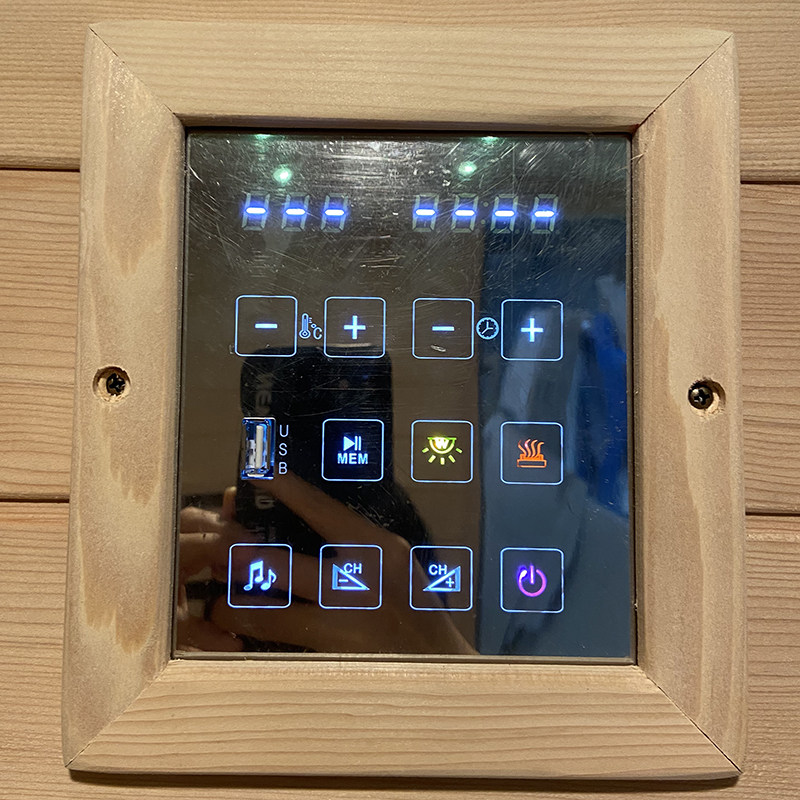 4-6 Person Traditional Outdoor Wood Cube Deluxe Healthy Steam Sauna House Far Infrared Sauna Room