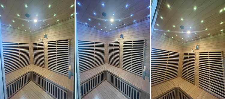 4-6 Person Traditional Outdoor Wood Cube Deluxe Healthy Steam Sauna House Far Infrared Sauna Room