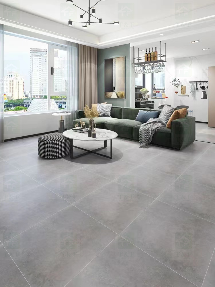 New Style Living Room Tile for Floor 60x60 Non-Slip Matte Porcelain Rustic Floor Tiles