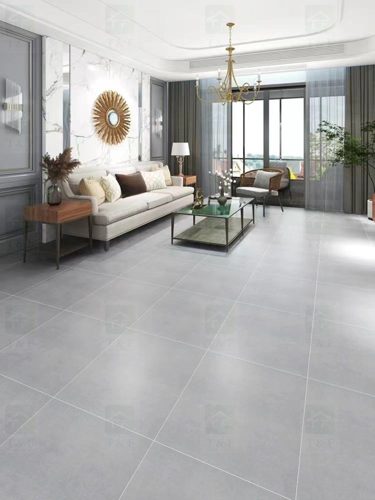 New Style Living Room Tile for Floor 60x60 Non-Slip Matte Porcelain Rustic Floor Tiles