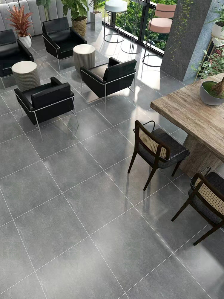 Fashion Grey Tile for Floor 60x60  Porcelain Non Slip Industrial Tile for Wall Floor Tile