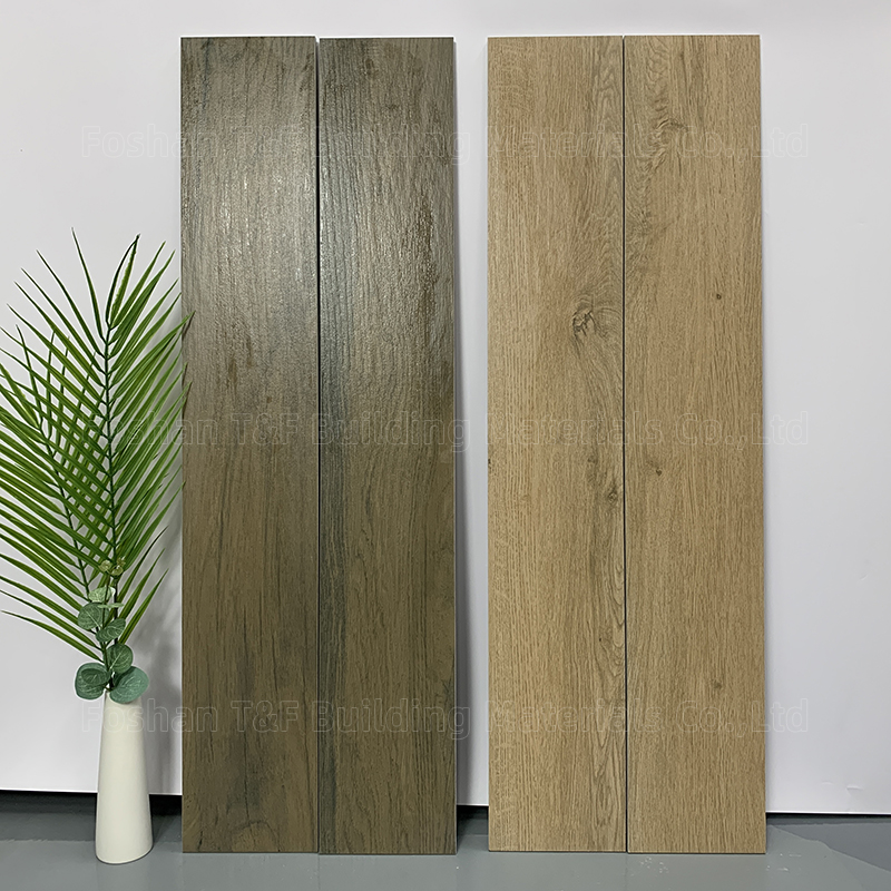 New Design 150x900mm Full Body Wooden Tiles Living Room Wood Look Porcelain Tile