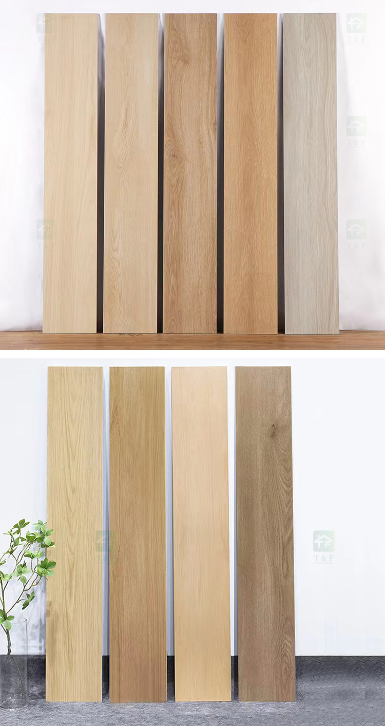 New Design 150x900mm Full Body Wooden Tiles Living Room Wood Look Porcelain Tile