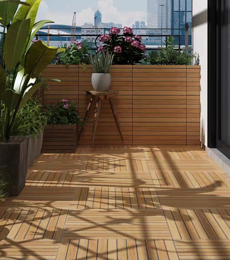 Matt Outdoor Porcelain Wooden Tiles for Balcony Terrace Floor Wood Looking Outdoor Porcelain Wall Tile