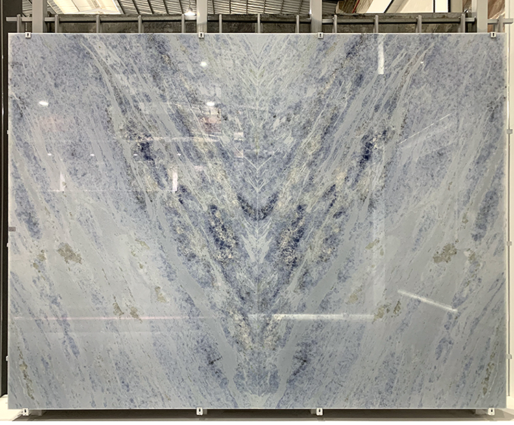 Brazil Luxury Crystal Blue Natural Marble Floor Countertop Stone Wall Big Polished Quartzite Granite Slab Tile