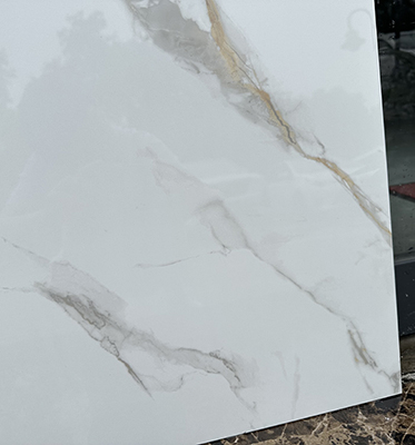 60x60 600x600 Glossy Carrara White Porcelain Piso Porcelanato Marble Floor Tile for the Living Room