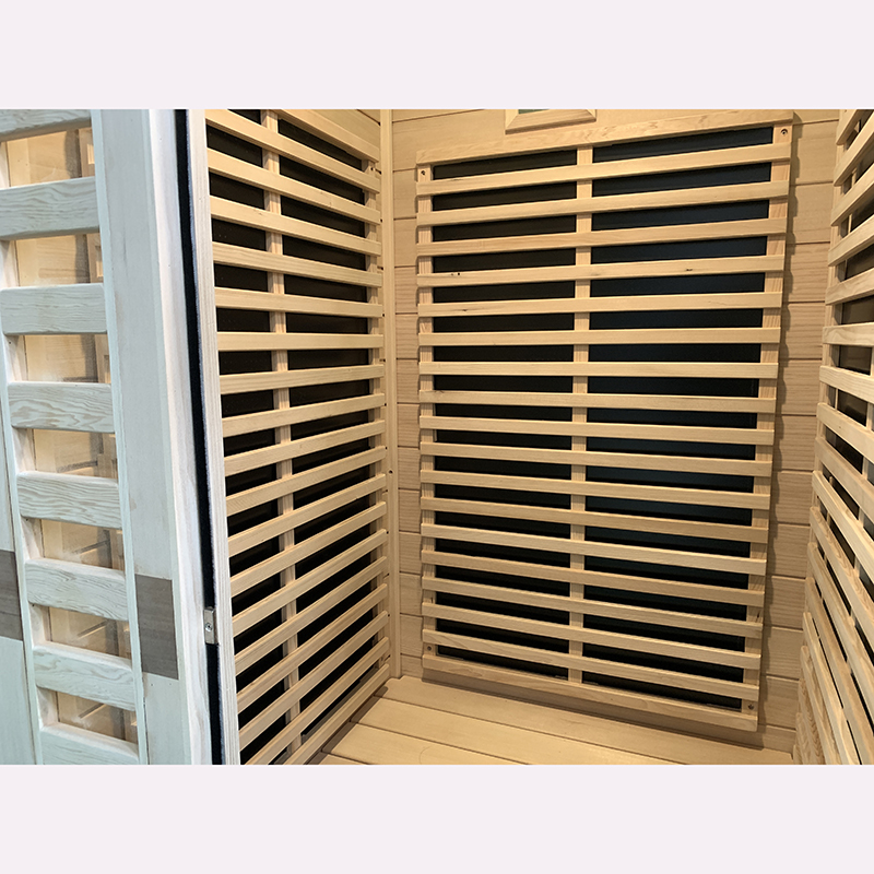 Customized 1-2 Person Far Infrared Sauna Room With Smart Control Panel Traditional Indoor Wooden Sauna Hammam