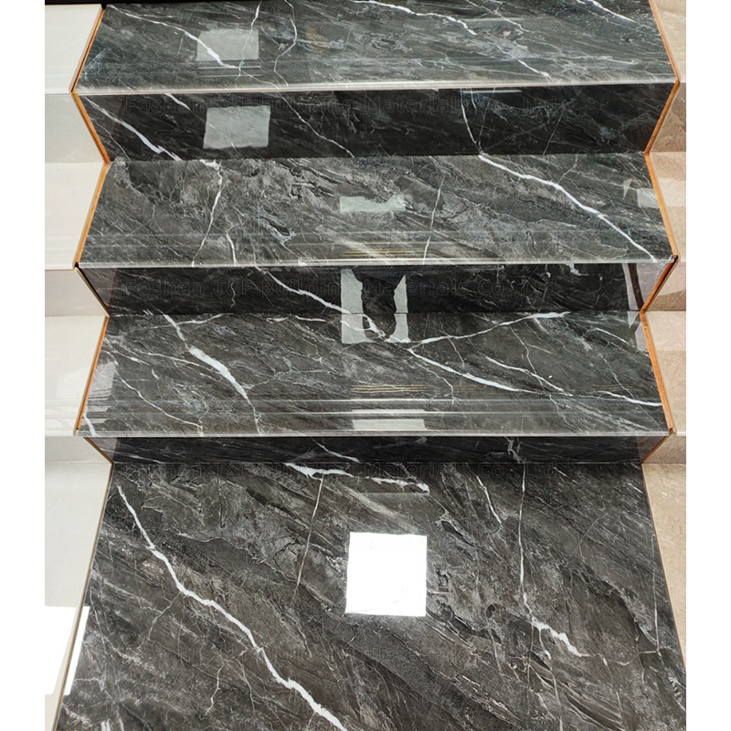 470X1200mm Porcelain Marble Stair Step Tiles Modern Luxury 470*1200 Non Slip Porcelain Ceramic Tile for Stairs Step