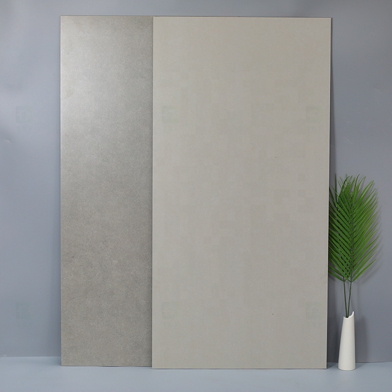 Large 600*1200 750*1500 900*1800 Matte Glazed Finished Porcelain Plain White Cement Rustic Floor Tile