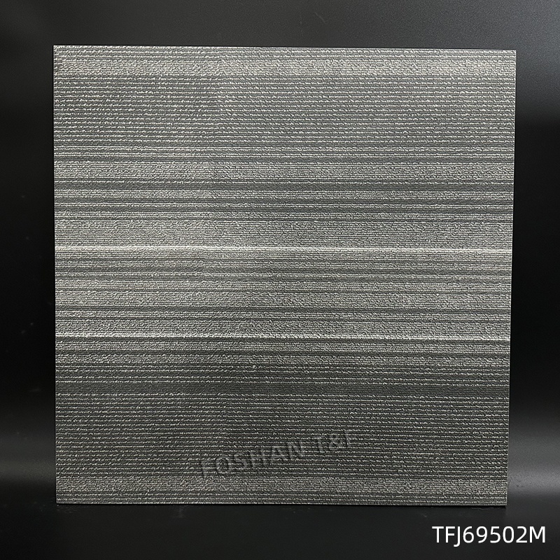 Porcelain Glazed 60x60 600x600 House Home Hotel Office Carpet Fabric Pattern Look Ceramic Floor Tiles for Indoors