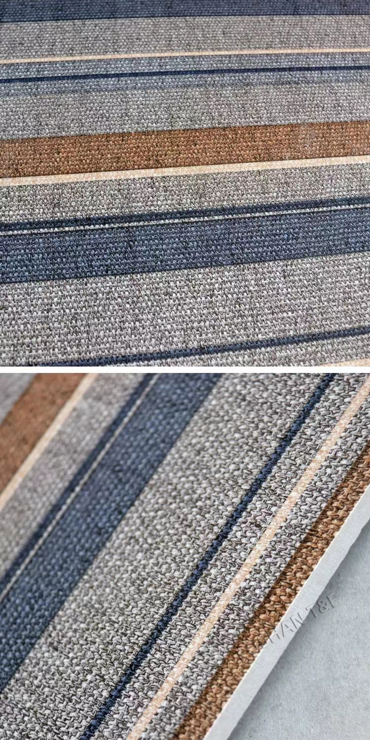 Porcelain Glazed 60x60 600x600 House Home Hotel Office Carpet Fabric Pattern Look Ceramic Floor Tiles for Indoors