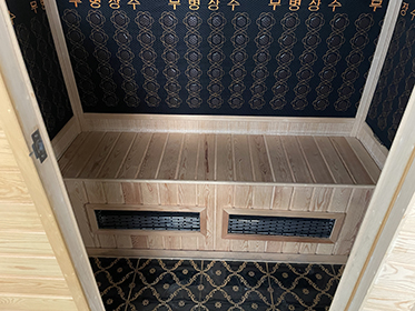 Indoor Full Spectrum Salt Tourmaline Stone Far Infrared Wooden Home Dry Steam Bath Sauna Room