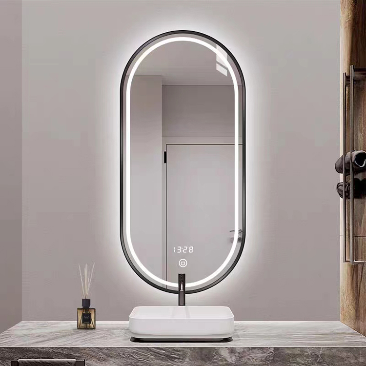 Arch Oval Bathroom Anti Fog Smart Mirror Illuminated Led Vanity Mirror for Hotel Bathroom Project