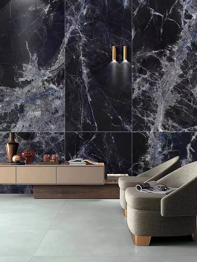 60x60 80x80 60x120 75x150 90x180 Black and Gold White Polished Porcelain Glazed Marble Floor Wall Tiles