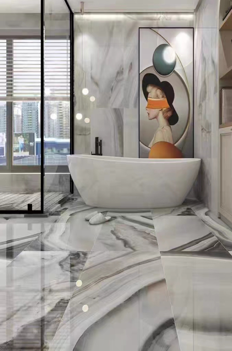 Foshan Porcelanato 60x120 Natural Jade Onyx Marble Stone Look Design Ceramic Floor Glossy Porcelain Tiles