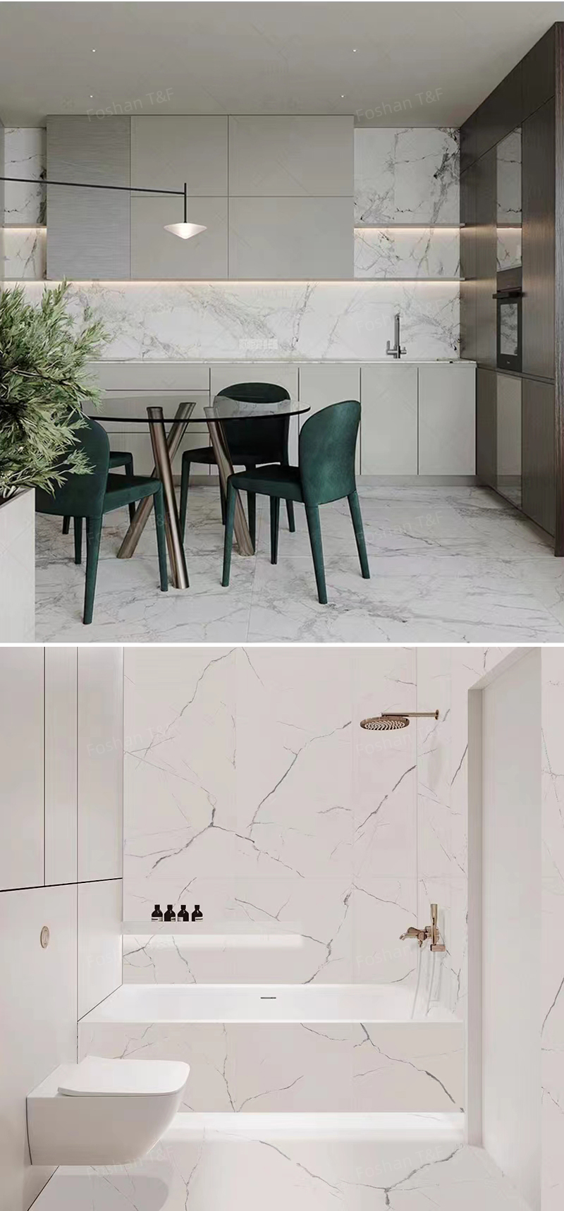 1200x600 Matt White Porcelain Rustic Floor Wall Tiles for Living Room Bathroom Flooring 60*120