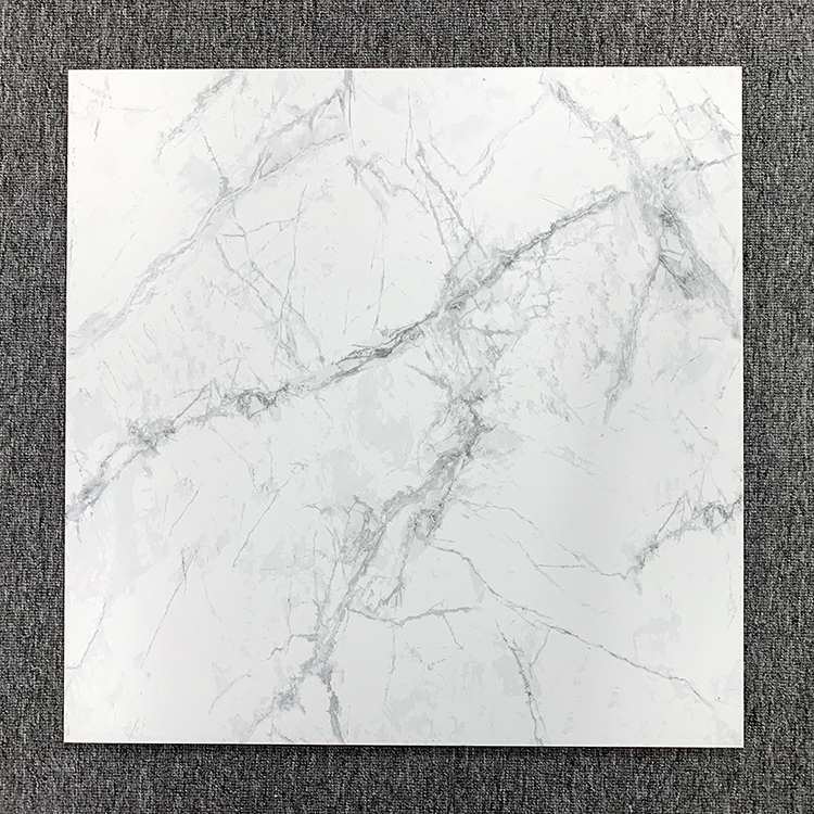 Top Quality 600x600 Indoor Luxury Ceramic Floor Porcelain White Marble Tiles With Matte Surface