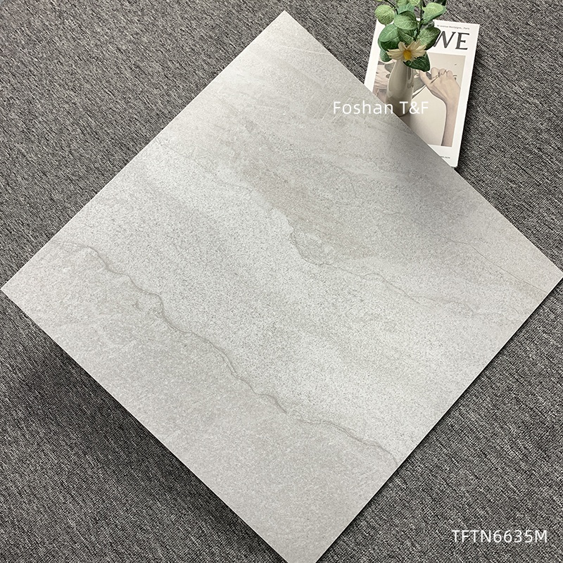 60x60 Matte Finished Porcelain Ceramic Flooring Rustic Tile for Interior Living Room Kitchen Floor and Wall