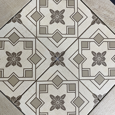 New Arrival French Vintage Mixed Pattern Porcelain Floor Tiles for Bathroom Kitchen Backsplash Wall Living Room