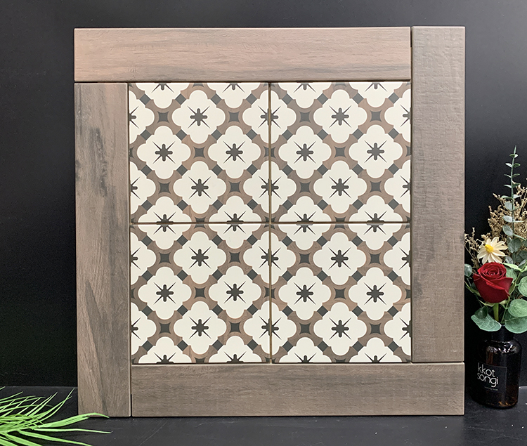 New Arrival French Vintage Mixed Pattern Porcelain Floor Tiles for Bathroom Kitchen Backsplash Wall Living Room