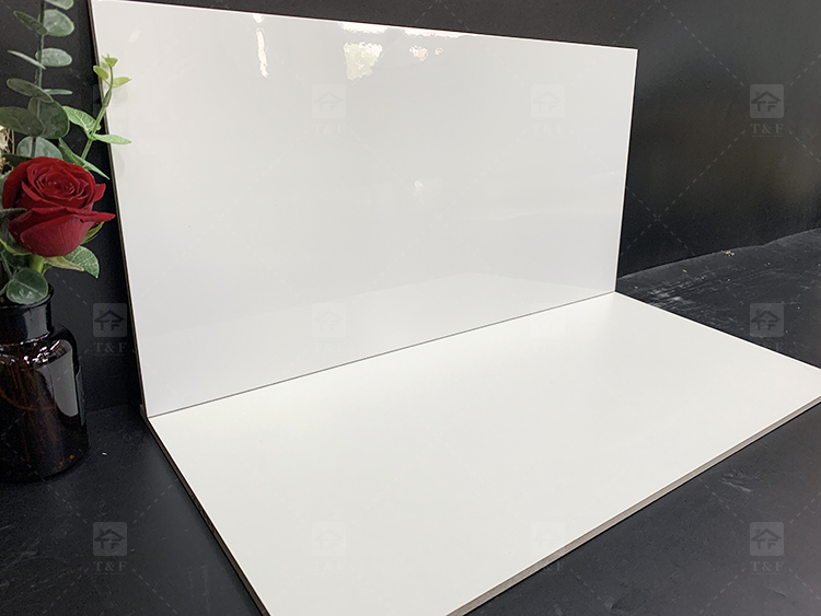 300x600 Pure Super White Glossy Polished Ceramic Bathroom Wall 12x24 Matt Porcelain Vitrified Floor Tiles
