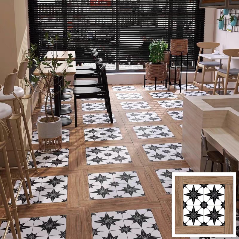 Full Body 600*600 Interior Wooden Flower Pattern Porcelain 60 by 60 Matte Glazed Rustic Floor Tiles for Living Room