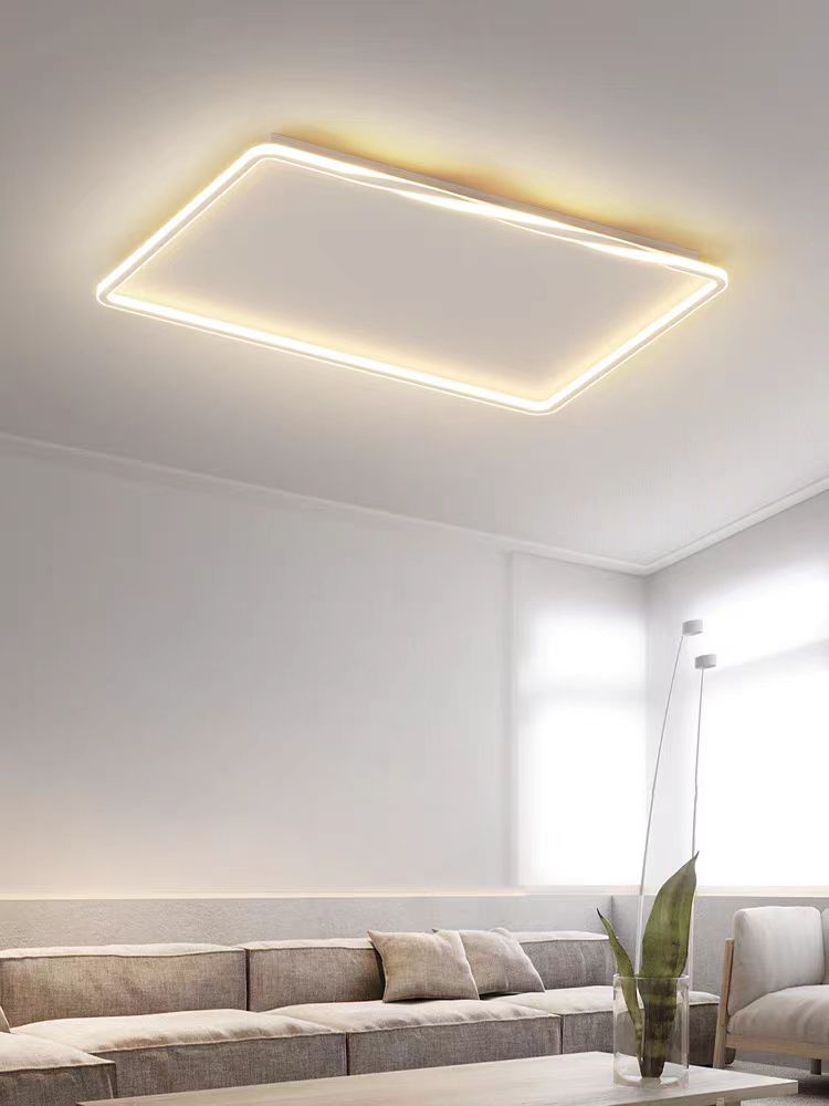 Modern Lustre Led Dimmable Round Square Shape Surface Mounted Bedroom Living Room Fixture Ceiling Light for Home Decor