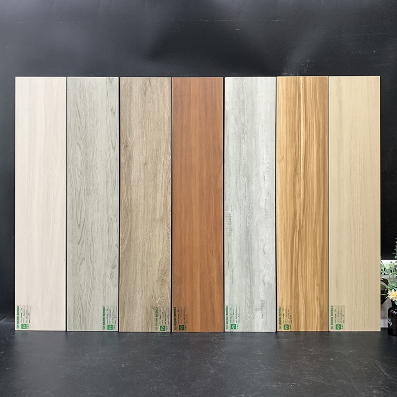 200*1000mm Full Body Porcelain Wood Plank Indoor Carrelage Hotel House Home Wooden Floor Tiles