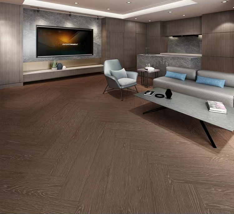 200*1000mm Full Body Porcelain Wood Plank Indoor Carrelage Hotel House Home Wooden Floor Tiles