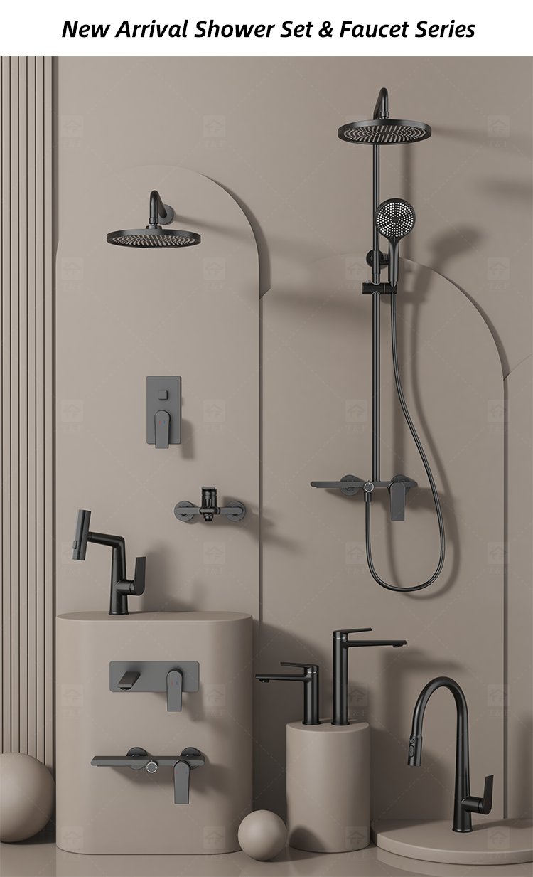 Modern Single Handle Brass Copper Hot Cold Water Mixer Black White Gold Bathroom Sink Faucets Mixers Taps