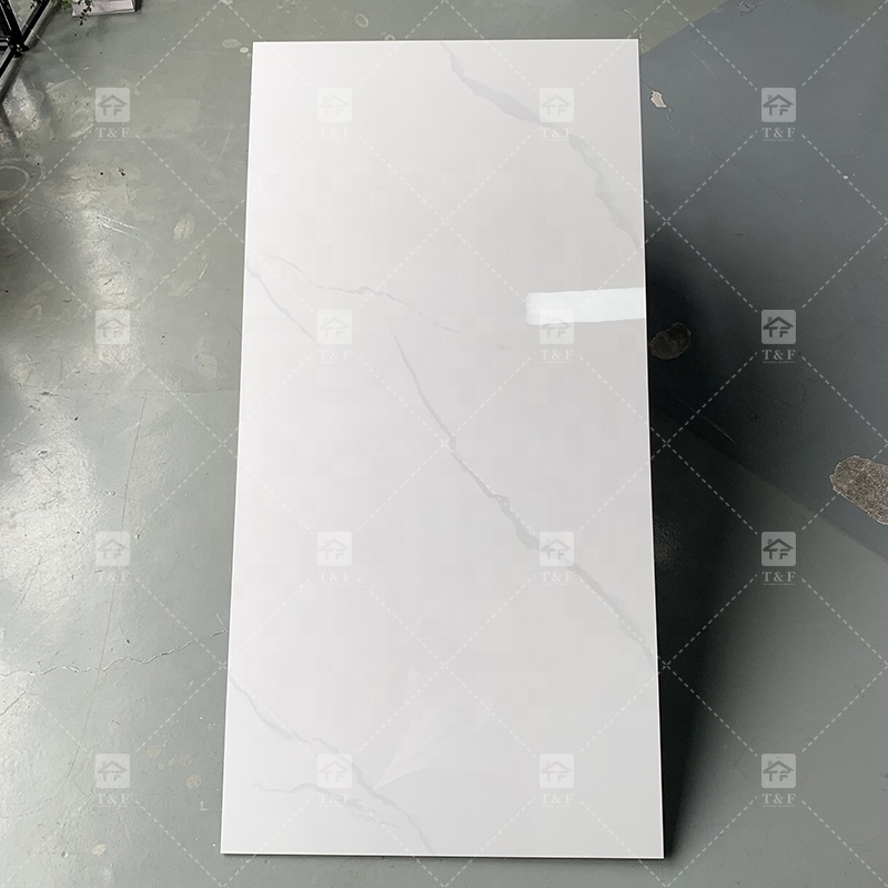 Modern High Gloss Carrelage 600x1200mm Porcelain Polished Glazed Slab for Floor and Wall Tile