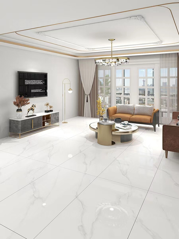 Modern High Gloss Carrelage 600x1200mm Porcelain Polished Glazed Slab for Floor and Wall Tile