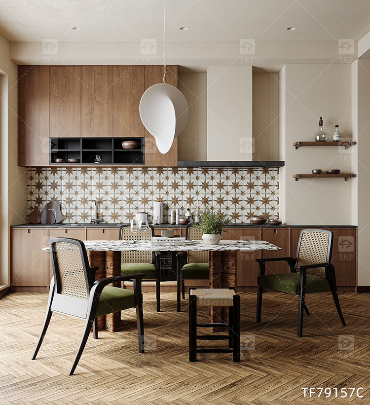New Arrival 75x479mm Simple Modern Small Size Living Room Bedroom Antique Wood Finish Tiles