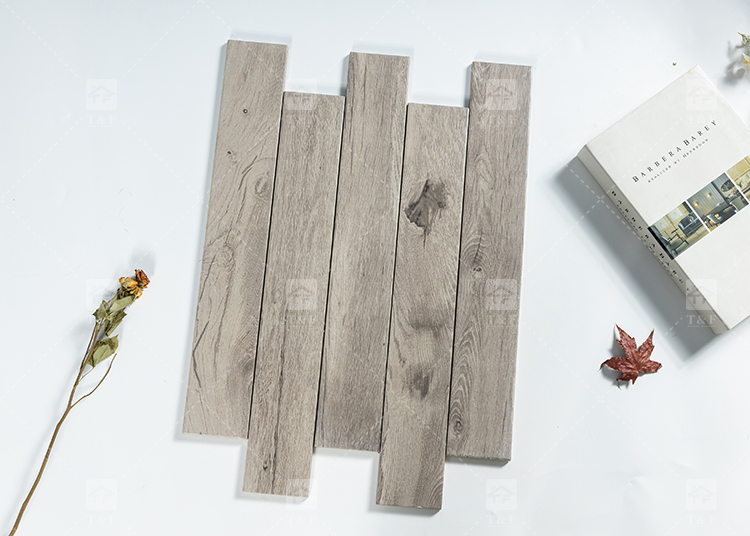 New Arrival 75x479mm Simple Modern Small Size Living Room Bedroom Antique Wood Finish Tiles