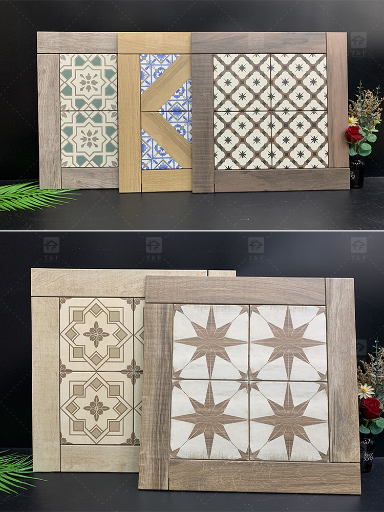 New Arrival 75x479mm Simple Modern Small Size Living Room Bedroom Antique Wood Finish Tiles