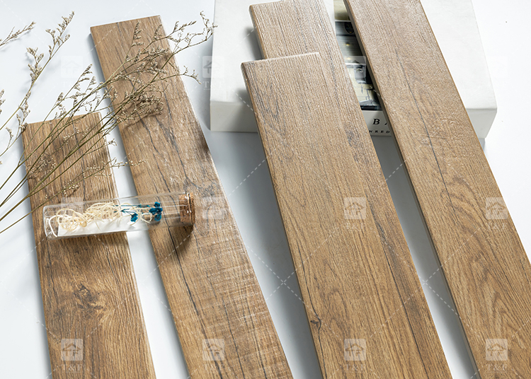 New Arrival 75x479mm Simple Modern Small Size Living Room Bedroom Antique Wood Finish Tiles
