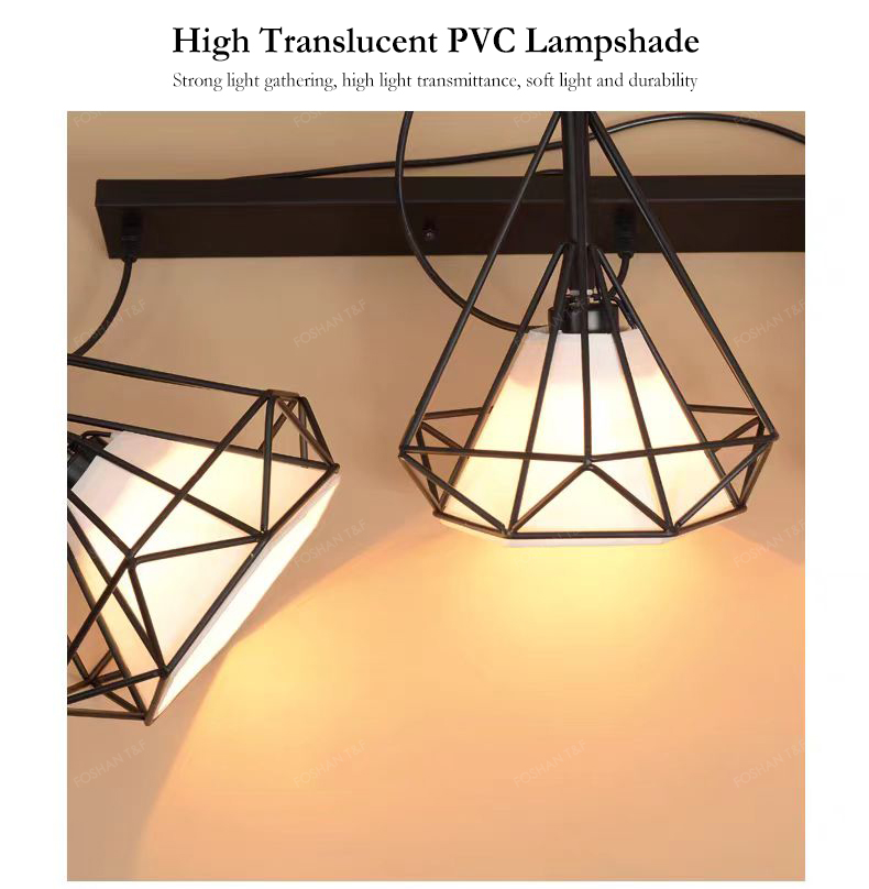 Modern LED Pendant Lamp Light for Dinning Room Iron Villa Hotel Kitchen Hanging Light Fixture Chandeliers Ceiling
