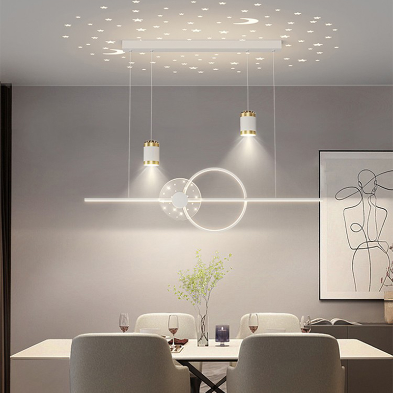Nordic LED Kitchen Island Pendant Lighting Dining Room Ceiling Hanging Chandelier Light Fixture