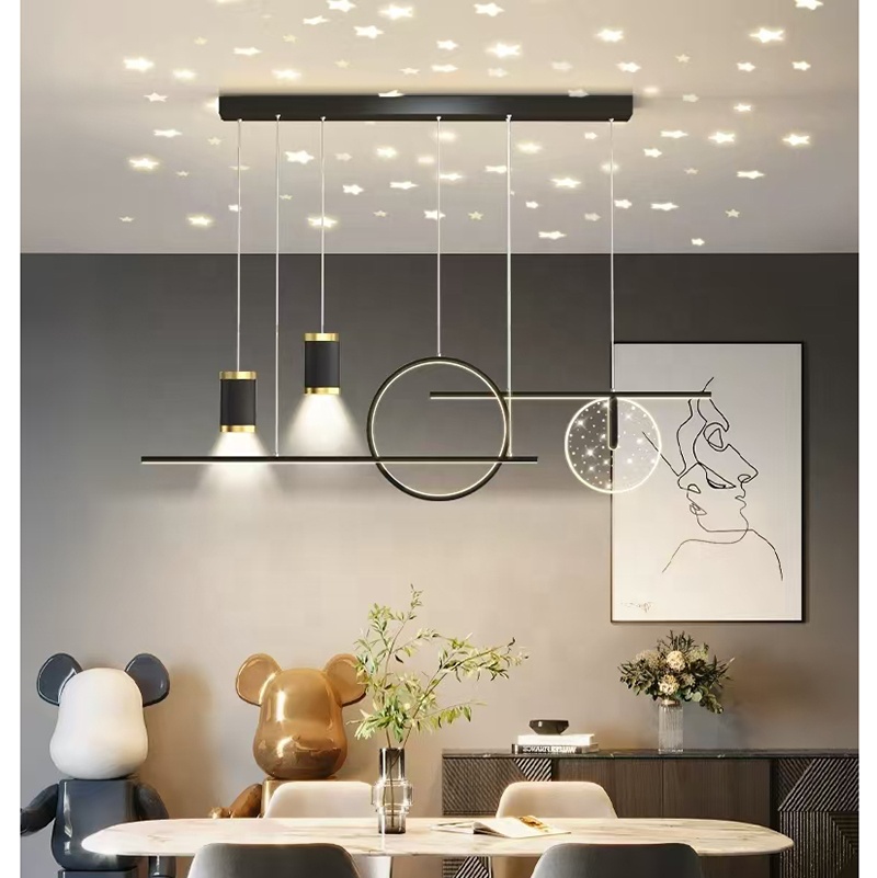 Nordic LED Kitchen Island Pendant Lighting Dining Room Ceiling Hanging Chandelier Light Fixture