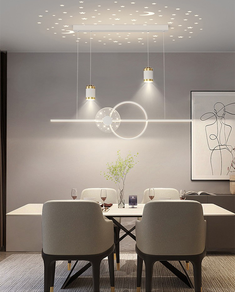 Nordic LED Kitchen Island Pendant Lighting Dining Room Ceiling Hanging Chandelier Light Fixture