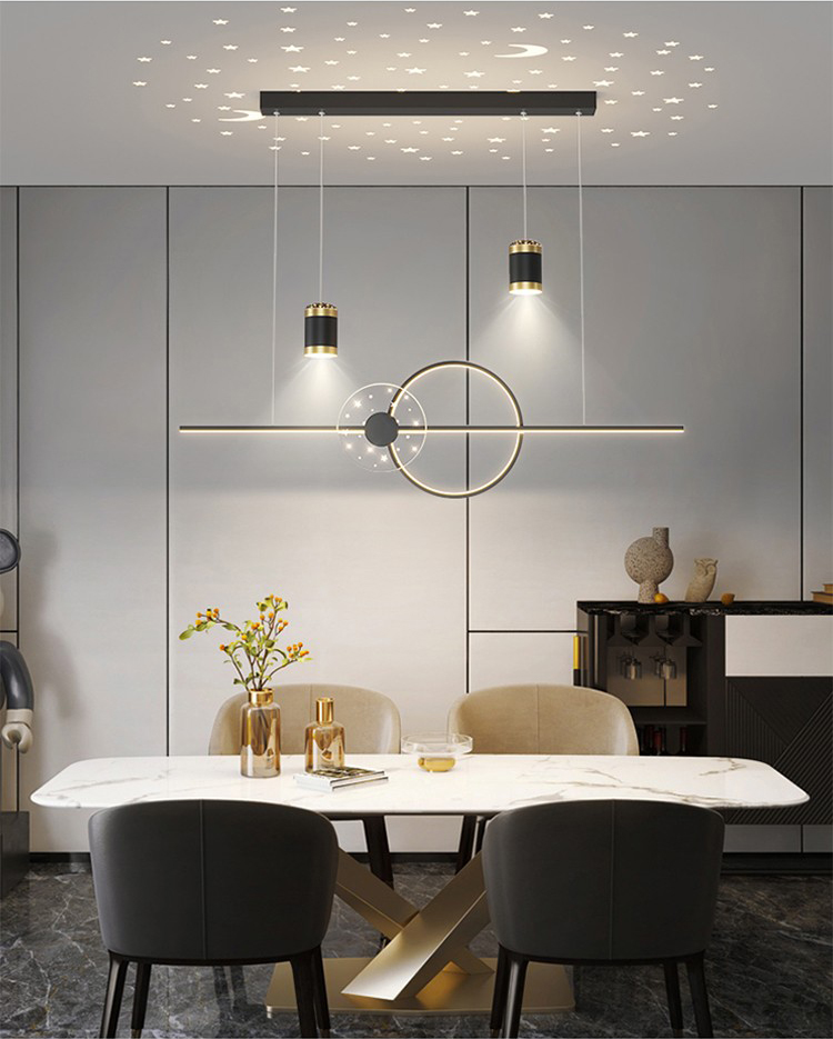 Nordic LED Kitchen Island Pendant Lighting Dining Room Ceiling Hanging Chandelier Light Fixture