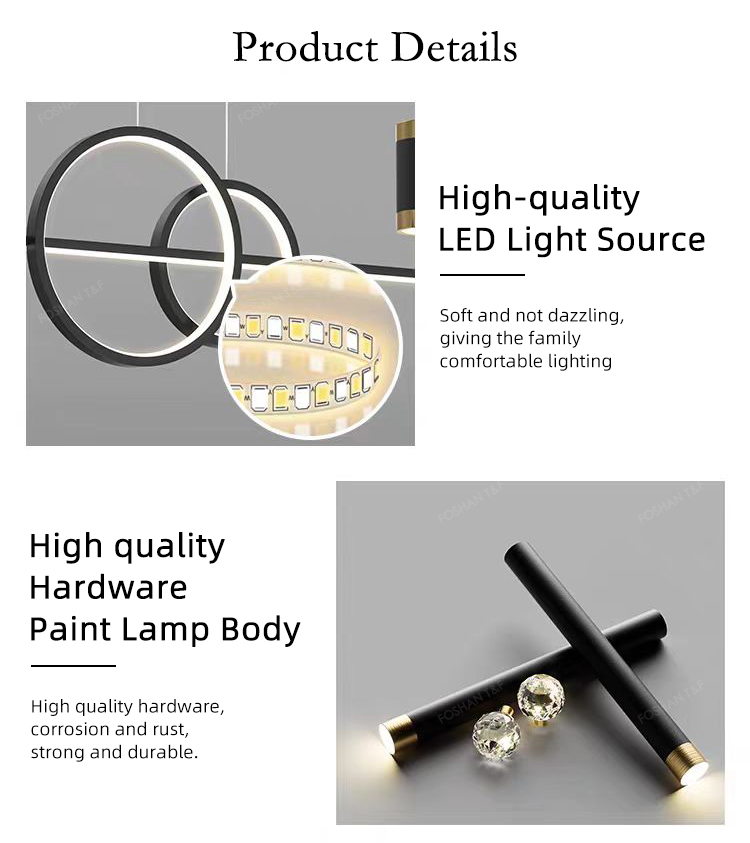 Nordic LED Kitchen Island Pendant Lighting Dining Room Ceiling Hanging Chandelier Light Fixture